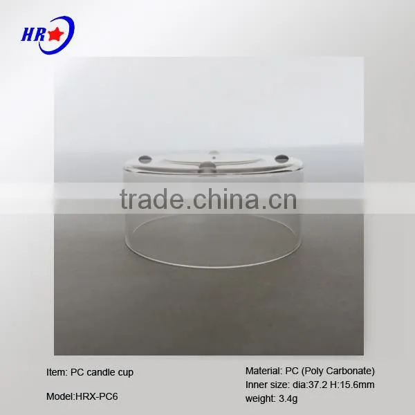 HRX-PC 6 WHITE CANDLE CONTAINER