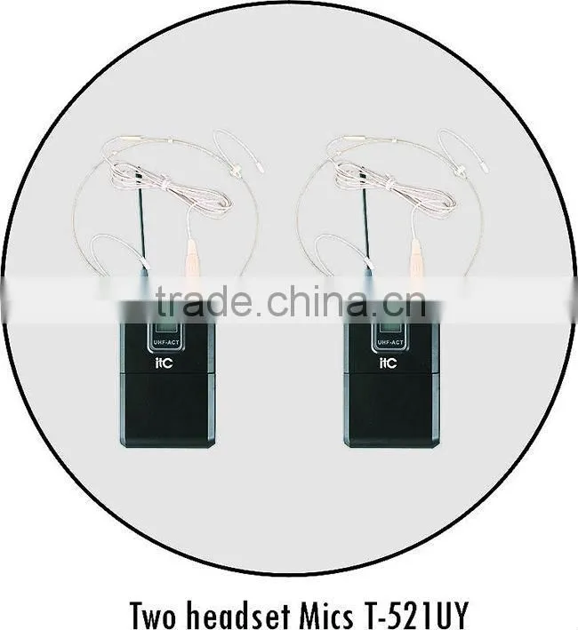 ITC PA System LCD Wireless uhf microphone