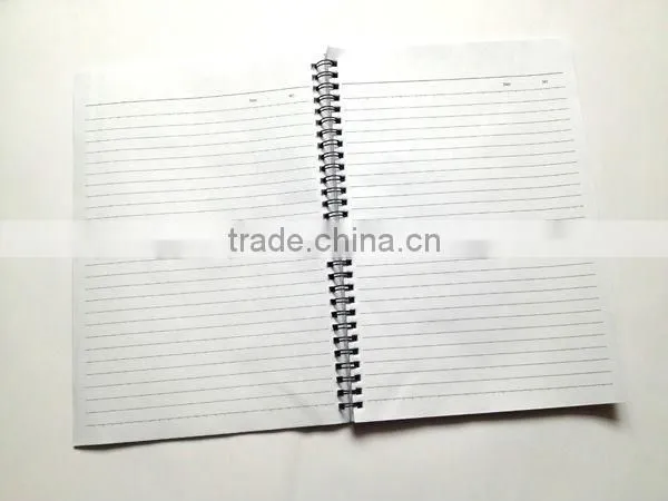 spiral notebook with heart printing,school notebook