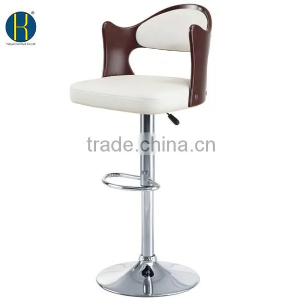 HY2012H Reasonable Pricy Plywood Bar Stool Chairs/Stools with Footrest