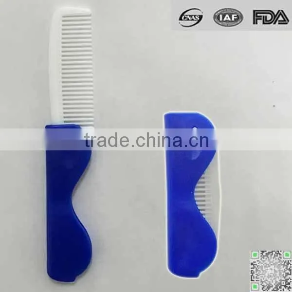 Hot selling foldable comb, plastic travel comb, cheap combs