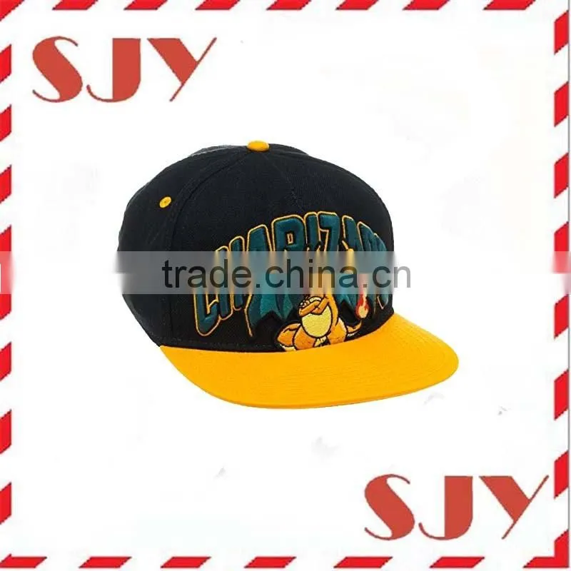 Custom Flat Brim 3D Embroidery Snapback Cap/Hat