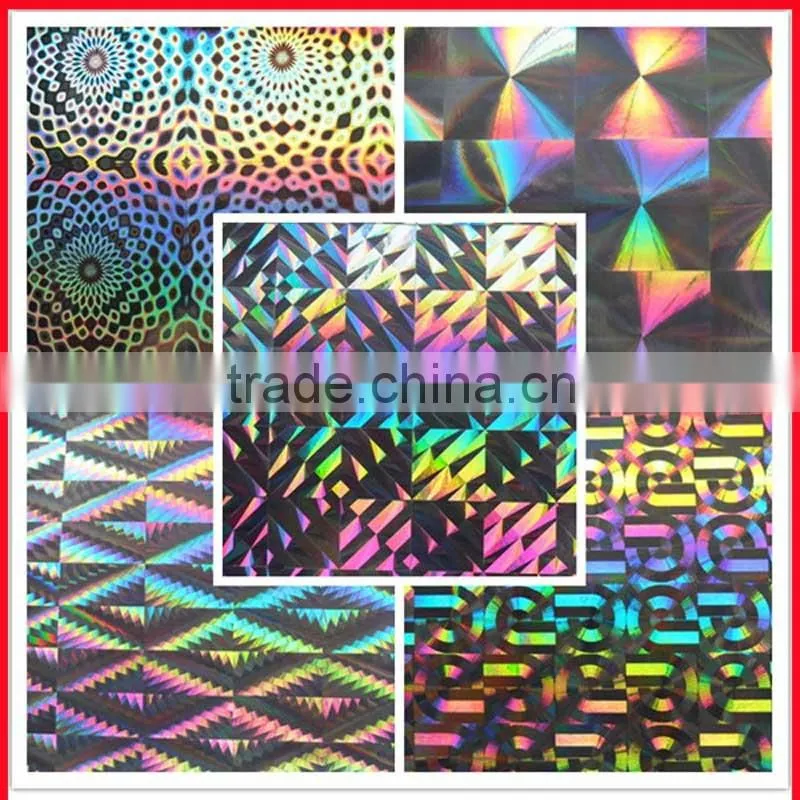 transparent Fashion BOPP holographic Thermal Laminating Film/BOPP FILM/Hot Lamination Film
