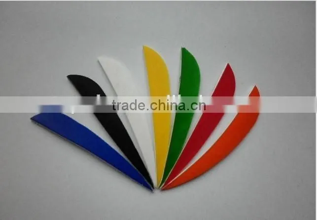 wholesale 3'4'5''' feather hunting archery arrow fletching with different color