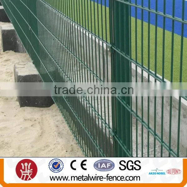 PVC COATED double wire mesh fence