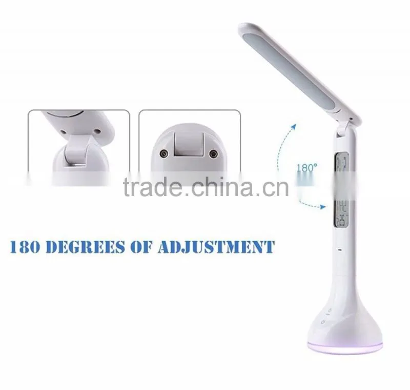 Table Lamp,Calendar Reading Lamp,Eye-caring LED Desk Lamp(3W, Dimmable, Touch Control,Rechargeable,Portable,)