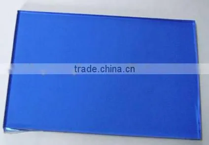 best prices Dark Blue Reflective Glass 4MM 5MM 6MM with ISO&CE certificate