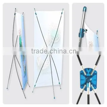 2013 hot sale & high quality indoor & outdoor X banner stand displays, outdoor water tank x banner display for advertising