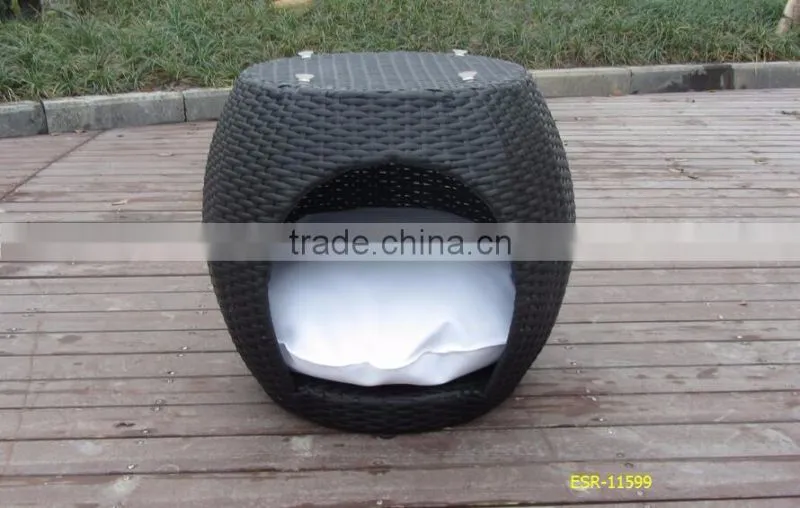 Rattan Pet Bed Basket