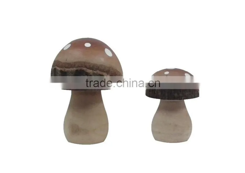 Wooden mushroom home Decoration ,mushroom gifts for kids ,education tool mushroom