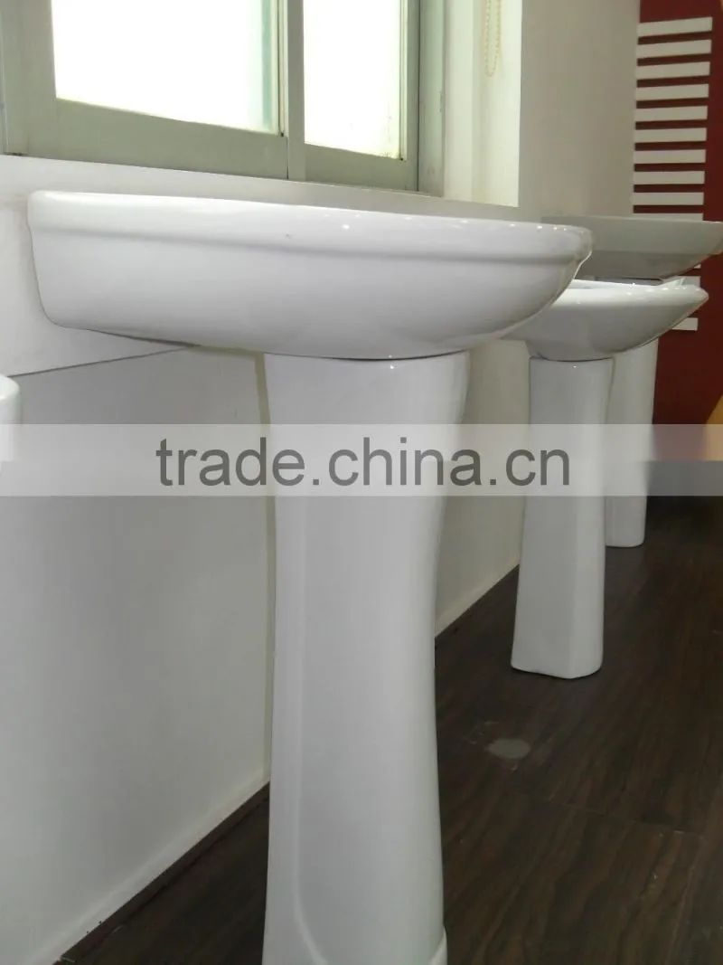 Cheap Price Ceramic Pedestal washbasins DW203