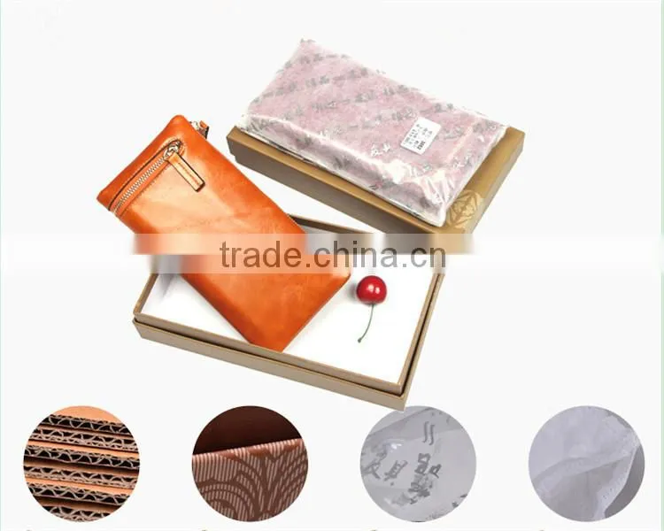 Real leather wallet genuine cowhide leather wallet Wholesale bulk lady leather purse