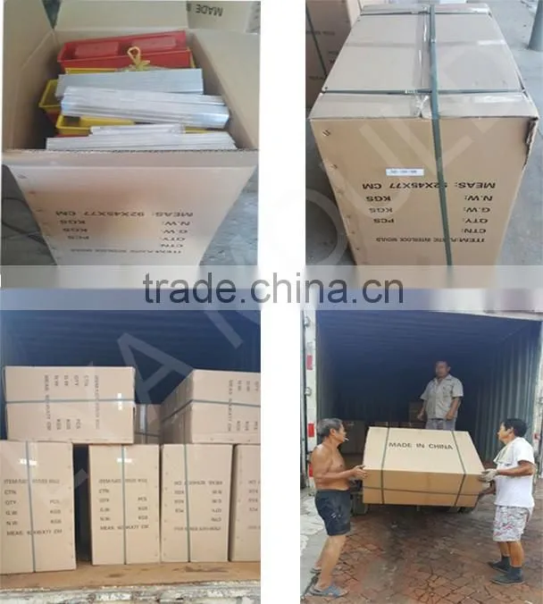 2016 concrete plastic interlocking block mold mould from Chinese factory