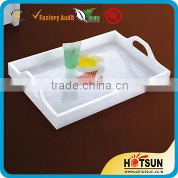 High quality acrylic serving trays wholesale for hotel
