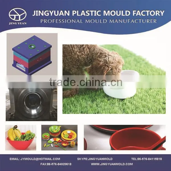 China OEM factory cheap plastic pet bowl mould manufacturer / Plastic injection dog bowl mold/Plastic cat bowl mould supplier