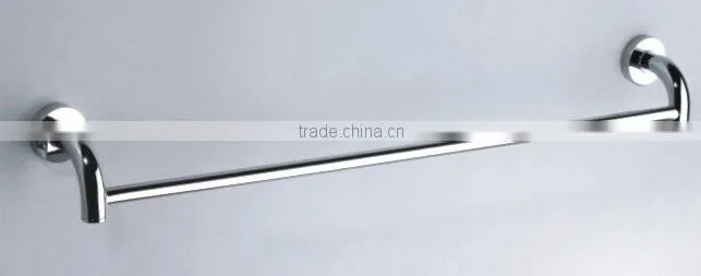 round base brass single towel bar chrome 6724