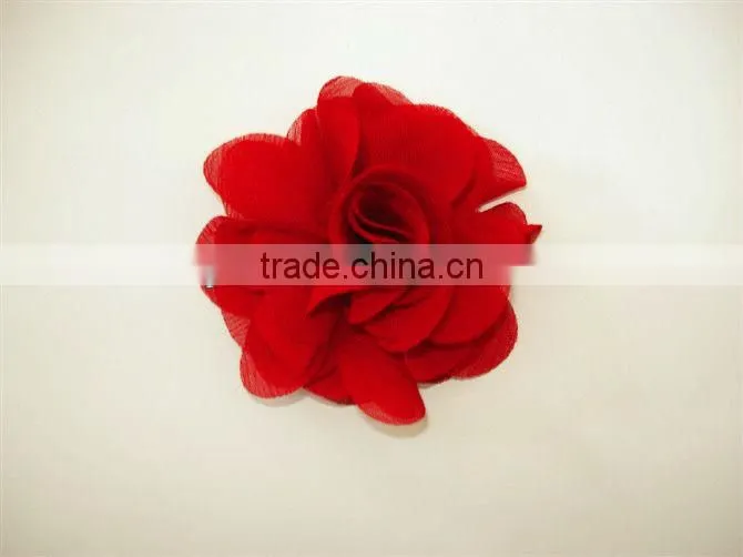light purple handmade artificial fabric flowers