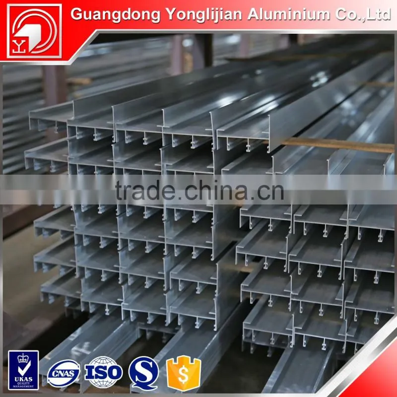 Multifunctional high quality 6063 t5 alloy extruded aluminium profiles for windows and doors made in china with CE certificate