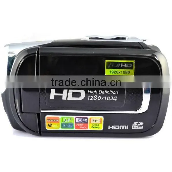 1080P Full HD with HDMI and 3.0" TFT screen professional camcorder