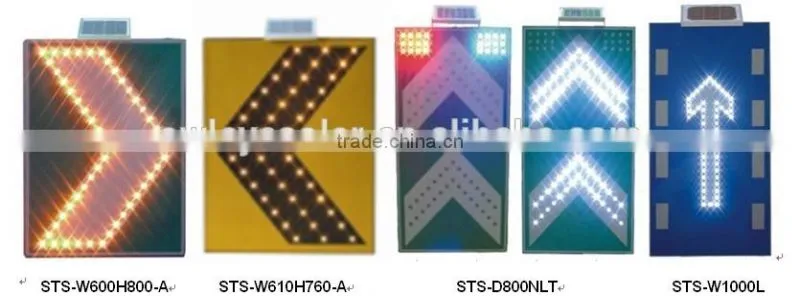 solar led road safety flashing light / solar super bright led furious traffic signal sign /remarkable