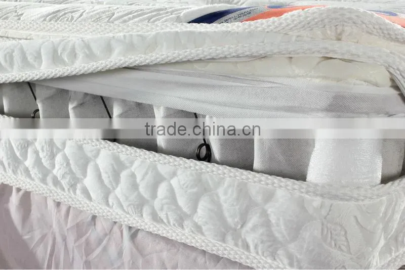 2014 pillow top natural palm fibre fabric bed mattress DS-819#