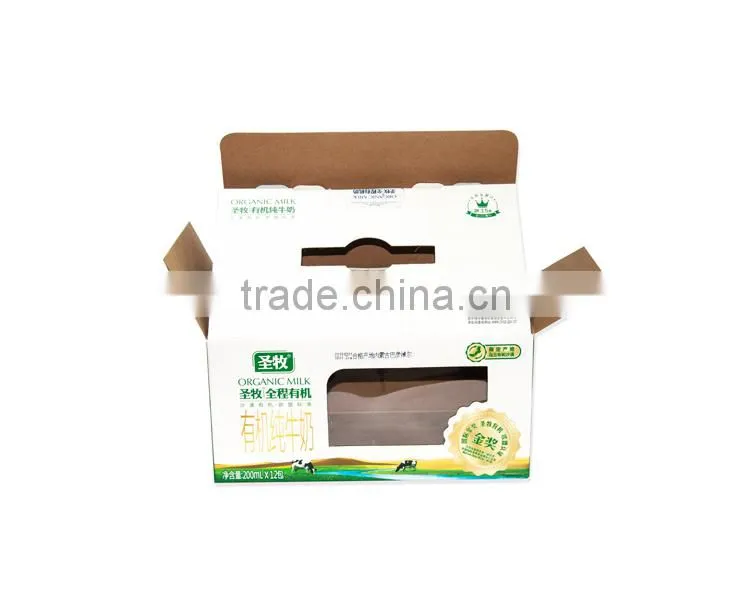 Beverage carton with plastic handle
