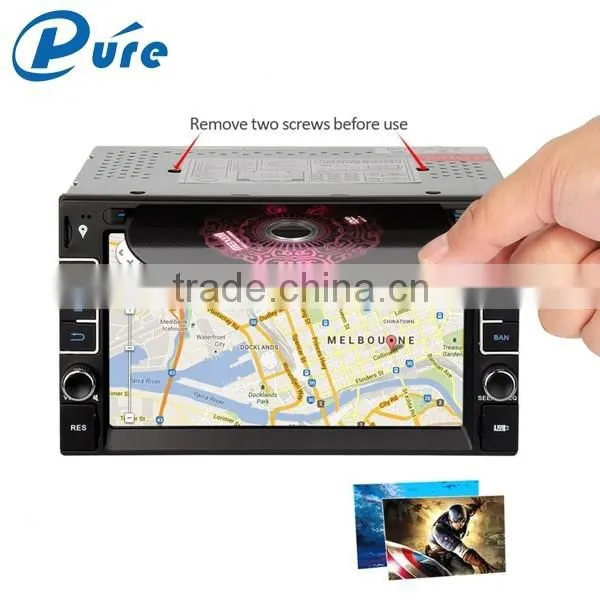 3G Car DVD Player with 256M RAM 6.2 Inch Double Din DVD Player Bluetooth Player
