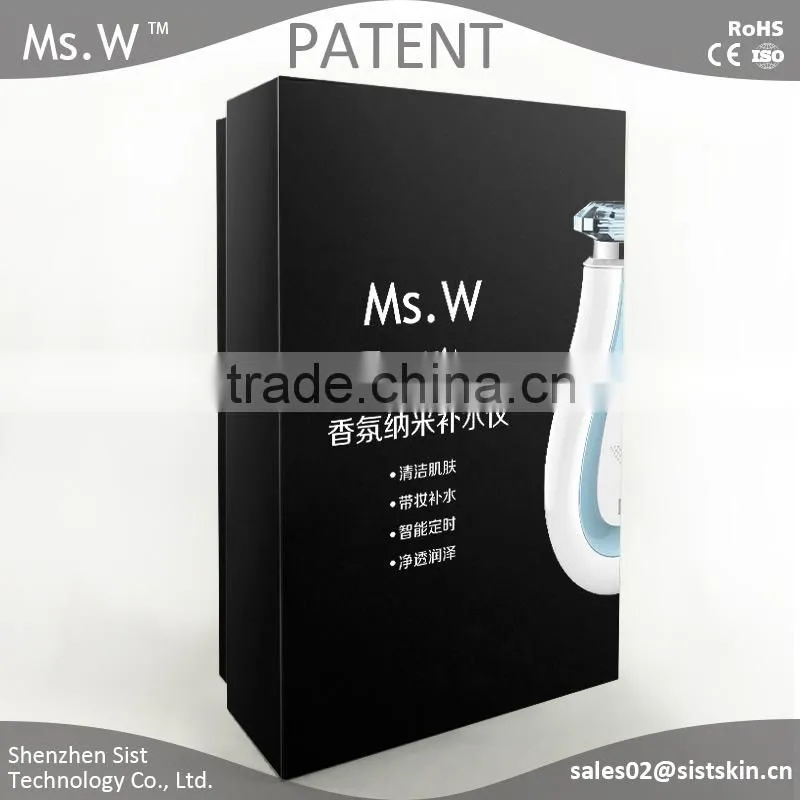 handheld re-chargeable sliding nano facial steamer/rechargeable facial mist sprayer/nano facial sprayer