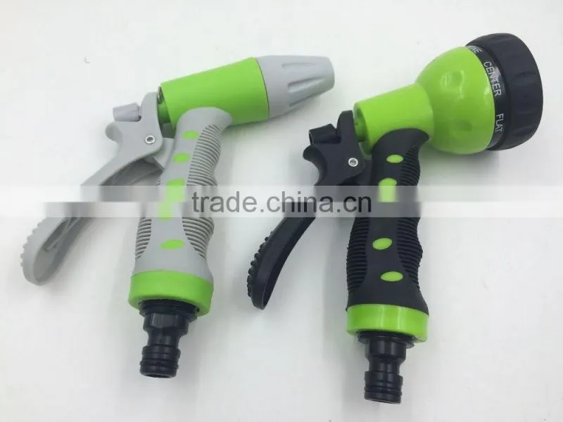 2017 Promotion Garden Plastic Water Spray Nozzel Gun Set