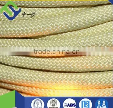 6mm 12-Strand Aramid kevlar Rope With Thimble