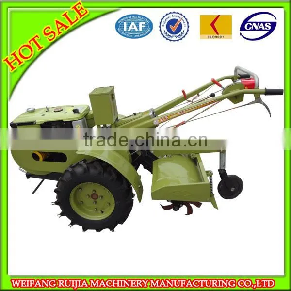 101 model 10HP 12 HP water cooled / condensing cooled walking tractor with hoe,farm garden hoe used hand tractor