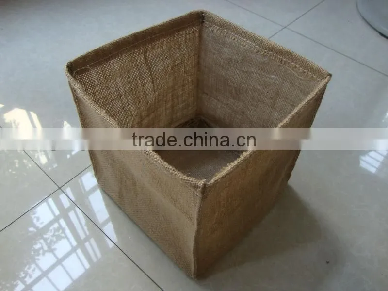 hessian jute pop up bag