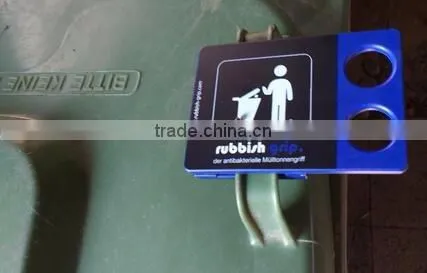 Hot selling outdoor plastic rubbish bin grip