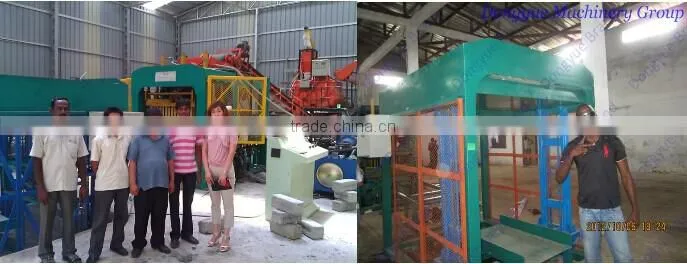 AUTOMATIC BLOCK MACHINE QT4-15C hydraulic motor brand mitsubishi