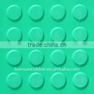 from 3mm to 6mm thickness Round button rubber sheet