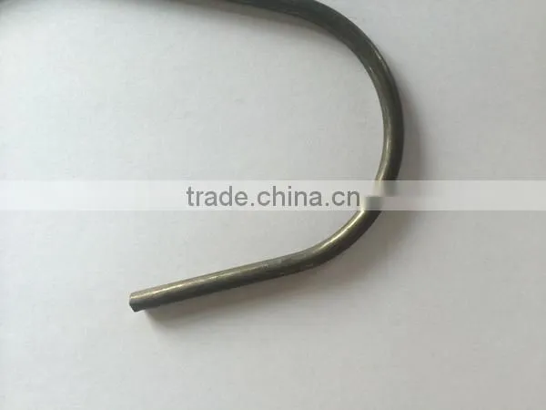 Custom spring steel wire form /bending hook power coating hook