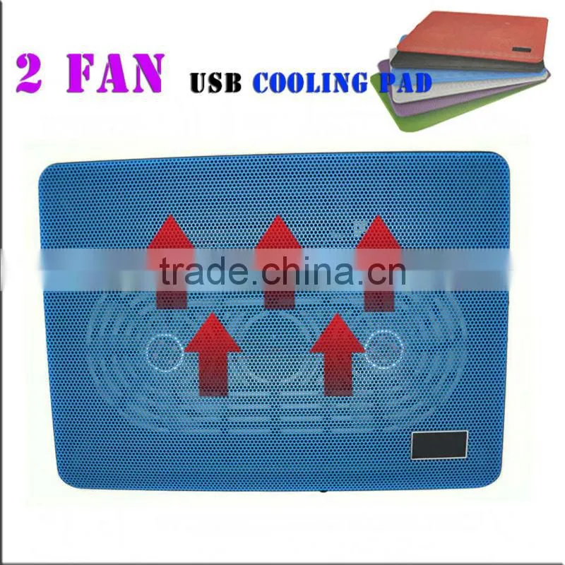 Tablet pc cooling pad with 4 / 2 FAN 1 USB ports cooling pad blue cooling pad portable smart