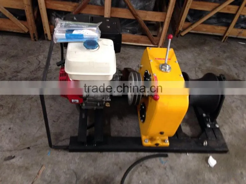 8 Ton HONDA Engine Cable Drum Winch