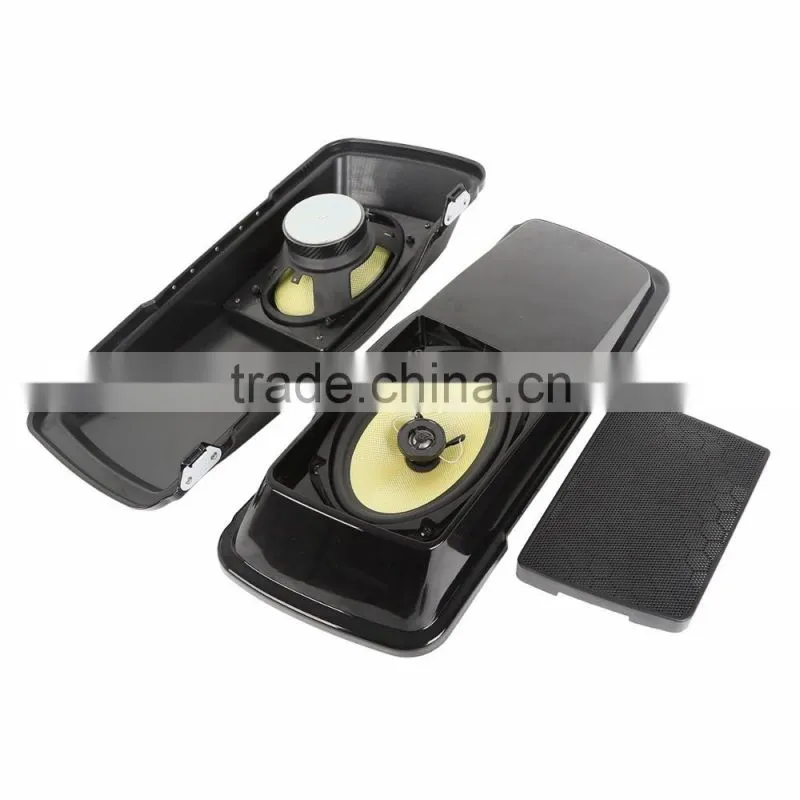 Saddlebag Lids + 6"x9" Speaker For Touring Electra Road Super Glide 94-13