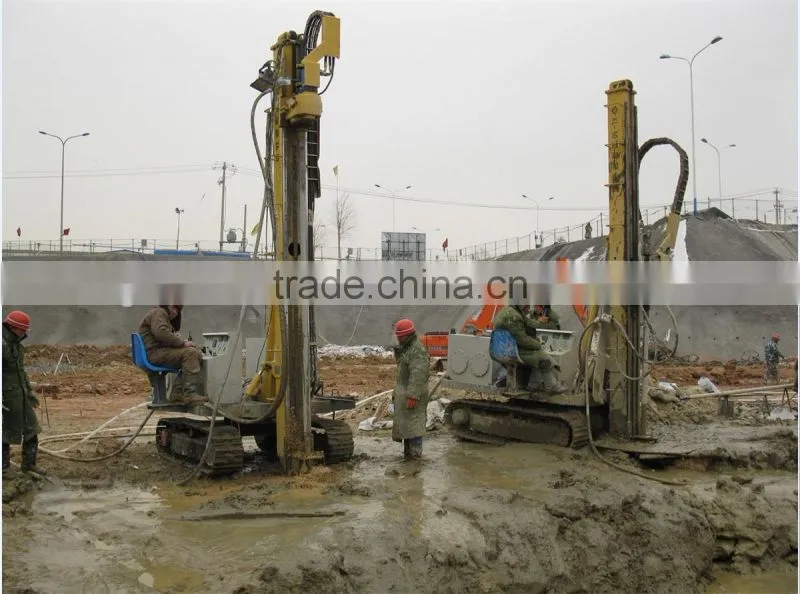 Rotating-Jet Strengthening Foundation Pile Geological Drilling Rig For Sale