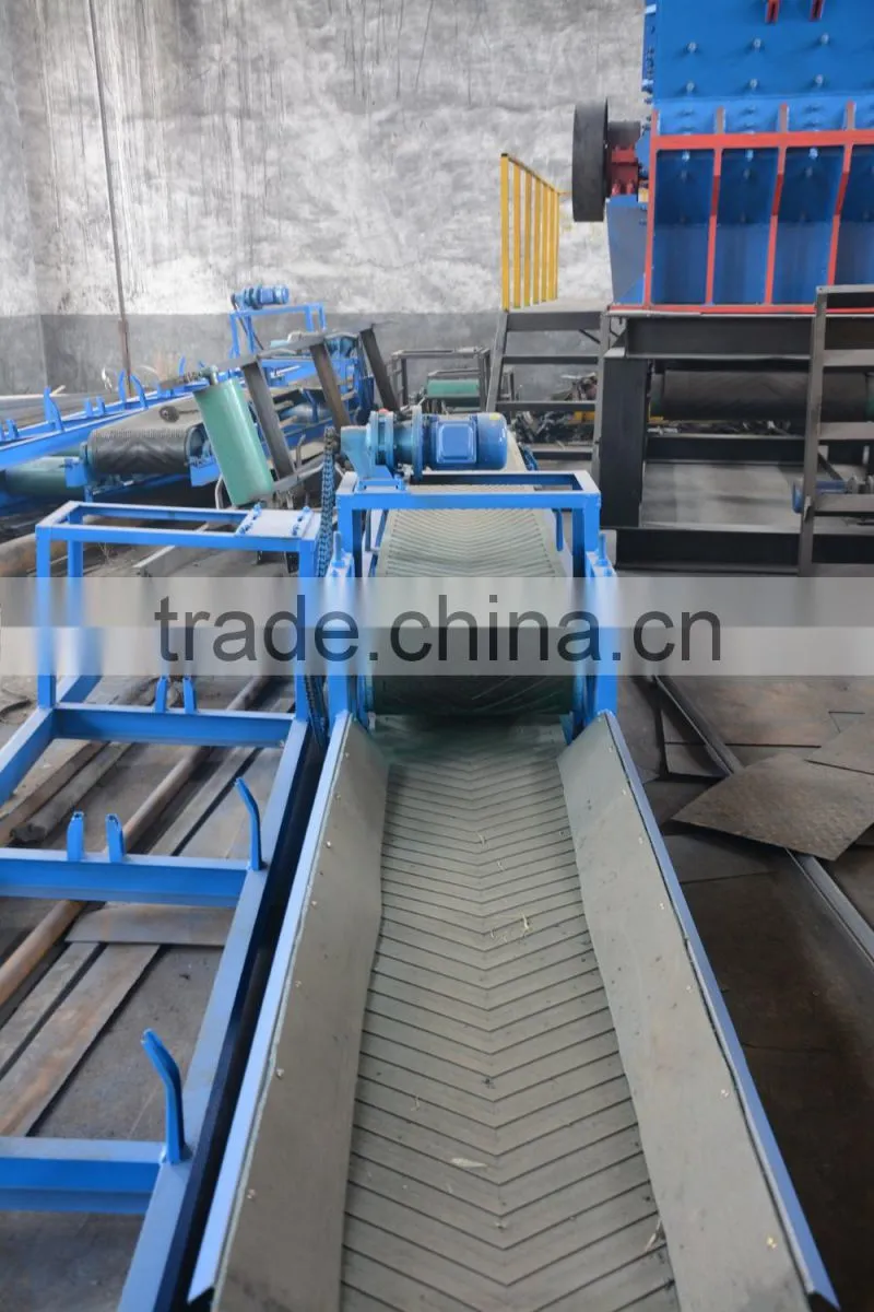 recycling waste engine oil filter processing plant