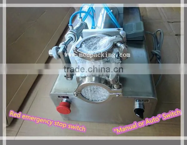 Double Heads Pneumatic Honey Cream Filling Machine For tomato sauce filling machine