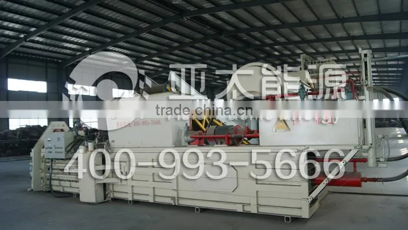 Municipal solid waste sorting equipment line