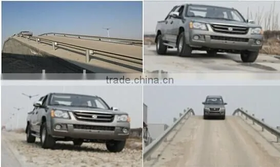 LHD pickup hydraulic brake mini gasoline truck with A/C