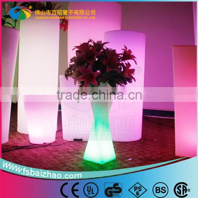 LED plastic home flower pot