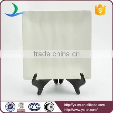 Wholesale restaurant cheap porcelain bulk white catering dinner plates