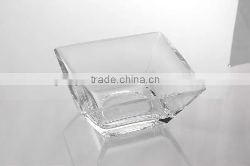 clear glass vases,tapered square glass vase,transparent glass vase