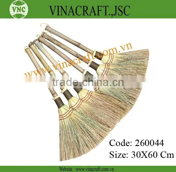 Wholesale broom straw broom with colorful handle
