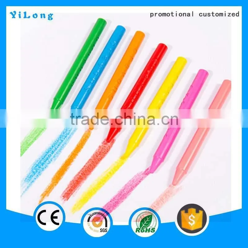 China supplier Promotional more colors Custom wax crayon Stacking crayon for kids