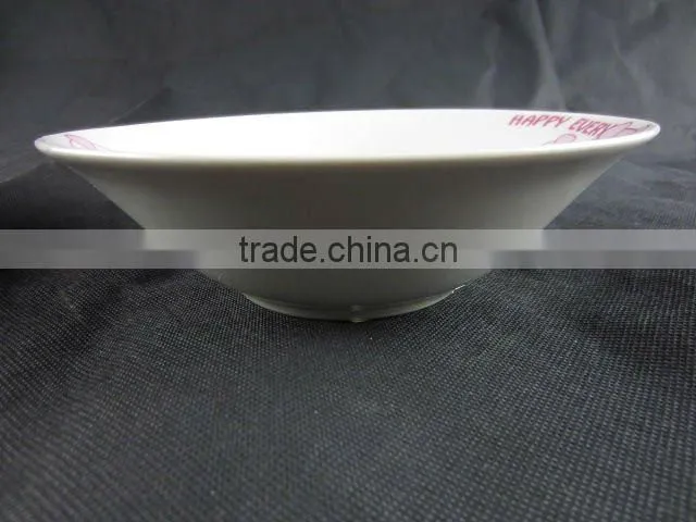 16 pcs dinnerware set with pig pattern decal